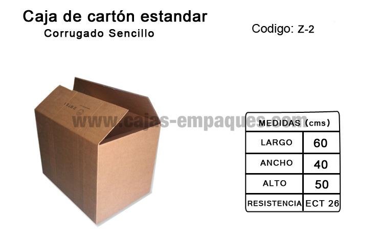 Caja estándar 60 × 40 × 50 cm